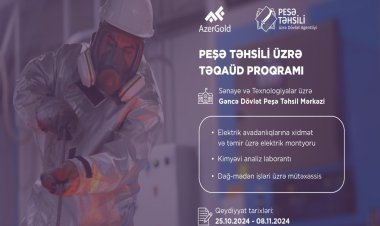 “AzerGold” və Peşə Təhsili üzrə Dövlət Agentliyi növbəti Təqaüd proqramını elan edib