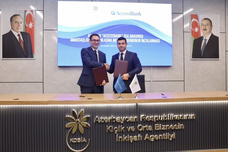 AccessBank “Bizdən Biznesə” layihəsinin reallaşdırılmasına dair Memorandum imzalayıb