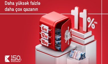Yeni ilə yüksək gəlirlə: Kapital Bank depozit faizlərini 11%-ə qaldırdı