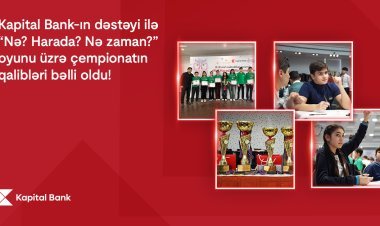 Kapital Bank-ın dəstəyi ilə “Nə? Harada? Nə zaman?” oyunu üzrə respublika çempionatı başa çatdı