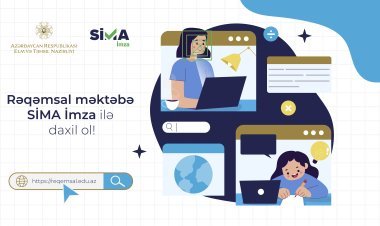 “Rəqəmsal məktəb” platformasına “SİMA İmza” ilə giriş təmin edilib