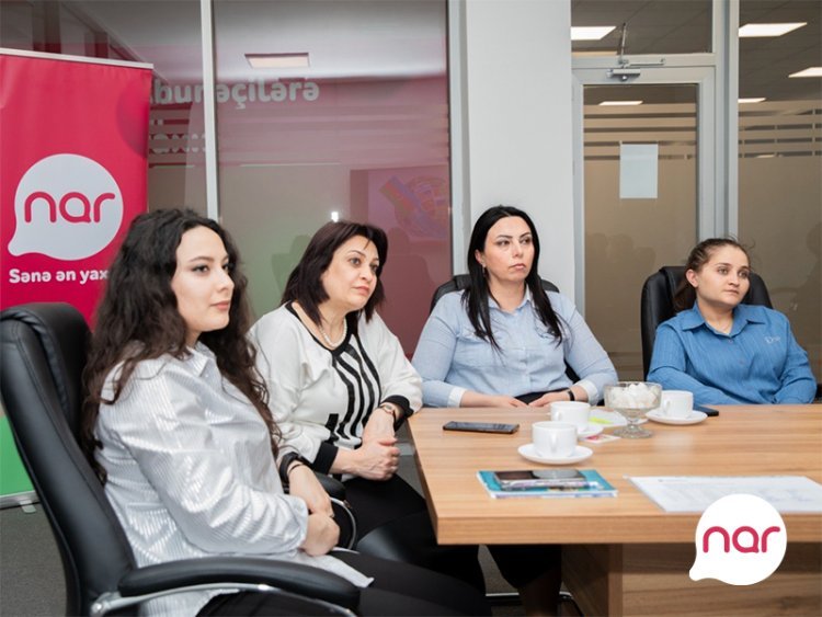 “Nar”müəllimlər üçün mobil rabitə təlimi keçib