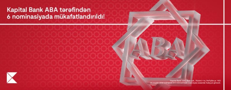 Kapital Bank 6 nominasiyada mükafatlandırıldı