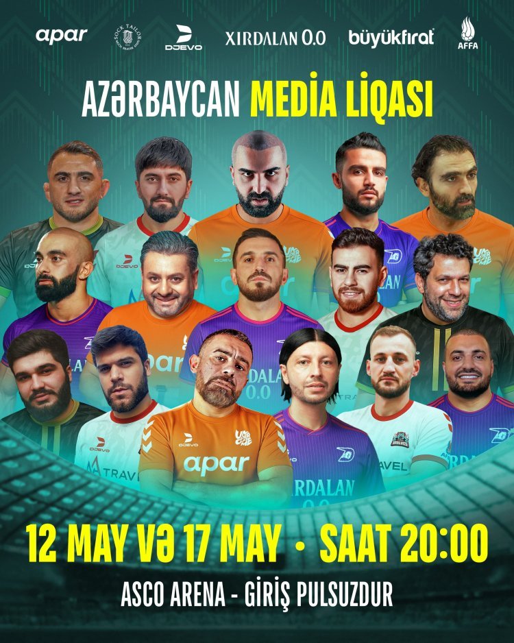 AFFA-nın dəstəyi ilə “Azərbaycan Media Liqası”nın ikinci mövsümün açılış mərasimi baş tutub