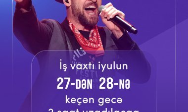 İlin ən irimiqyaslı musiqi gecəsində qatarların hərəkət vaxtı uzadılacaq