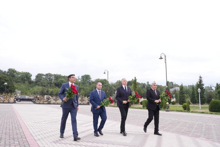 Gənclər və idman naziri Fərid Qayıbov və Gürcüstan Respublikasının təhsil, elm və gənclər naziri Givi Mikanadze Qubaya səfər edib