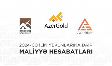 “AzerGold” QSC və onun törəmə şirkətlərinin ötən ilin yekunlarına dair maliyyə nəticələri açıqlanıb