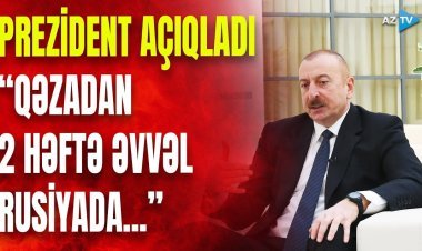 Prezident vurulan AZAL təyyarəsi ilə bağlı BÖYÜK SİRRİ AÇDI - VİDEO