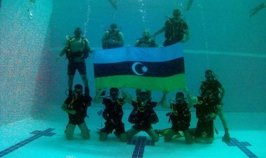 HDQ-də dalğıc kurslarının buraxılış mərasimi keçirilib - VİDEO