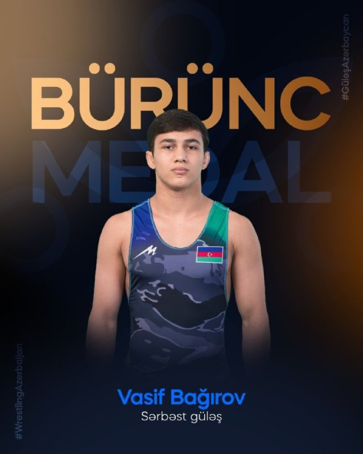 Vasif Bağırov dünya üçüncüsü oldu