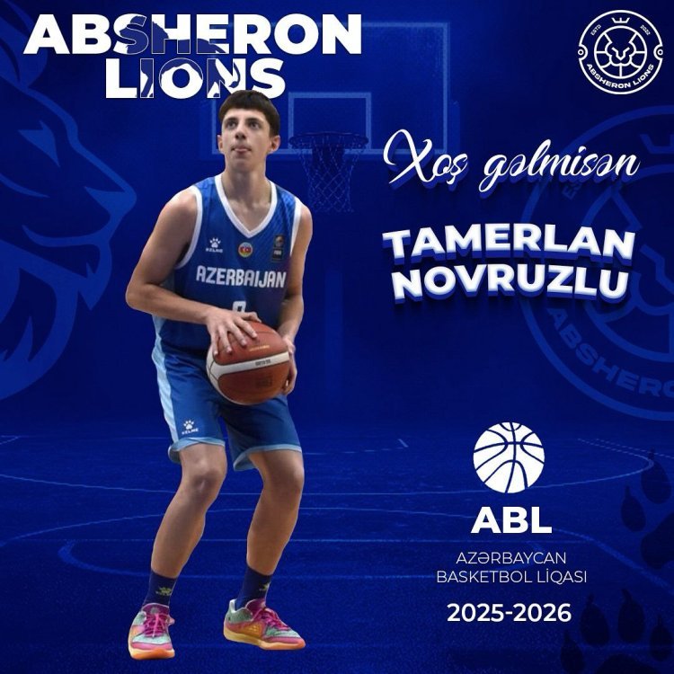 "Abşeron Lions” ailəsinə daha bir gənc və perspektivli basketbolçunu qoşulub!