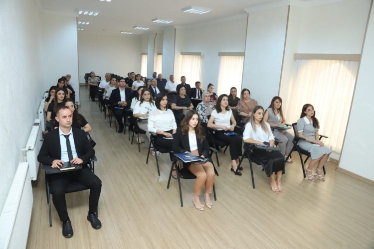 Naxçıvanda tibb işçilərinə əməyin mühafizəsi üzrə təlim keçirilib