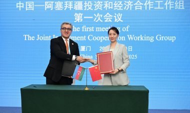 Azərbaycan-Çin investisiya əməkdaşlığı üzrə işçi qrupunun ilk iclası keçirilib