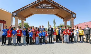 Naxçıvanda “Yay düşərgəsi”ndə iştirak  edən uşaqlarla görüş keçirilib