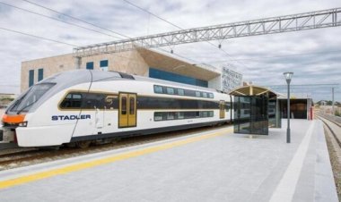 Abşeron dairəvi dəmir yolu üzrə qatarların yeni hərəkət cədvəli açıqlandı