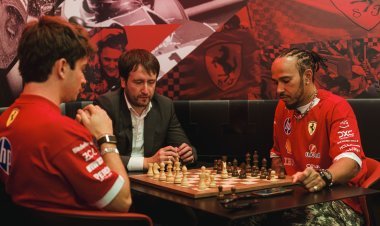 Bakı Şəhər Halqasının təşəbbüsü: Qrossmeyster Teymur Rəcəbov Ferrari pilotları ilə şahmat taxtasında görüşdü!