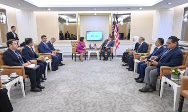 Milli Məclisin sədri Sahibə Qafarova Malayziya Parlamenti Senatının sədri  ilə görüşüb