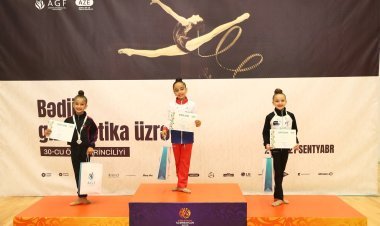 Şəki Olimpiya İdman Kompleksində “Bədii gimnastika üzrə 30-cu ölkə birinciliyi” yarışı keçirilir