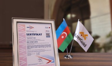 “AzerGold” QSC beynəlxalq standart üzrə daha bir sertifikat əldə edib