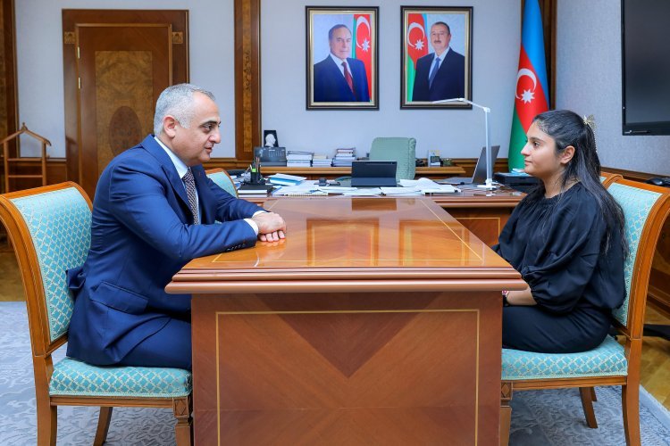 Səlahiyyətli nümayəndə şəhid övladını ali məktəbə  qəbul olunması münasibətilə təbrik edib