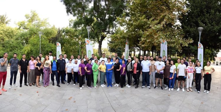Jurnalistlər Gənclər və İdman Nazirliyinin “Səhər idmanı” təşəbbüsünə qoşulub
