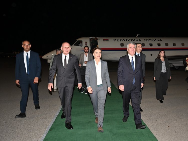 Serbiya Milli Assambleyasının sədri ölkəmizə səfərə gəlib