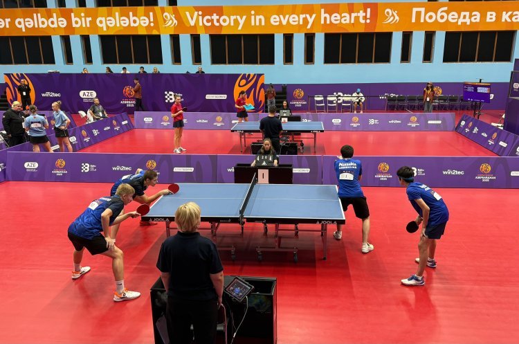 Stolüstü tennişçilər III MDB Oyunlarında növbəti mükafatları qazanıblar