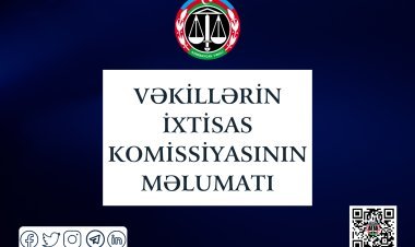 Vəkilliyə qəbulla bağlı yazılı test mərhələsi barədə məlumat
