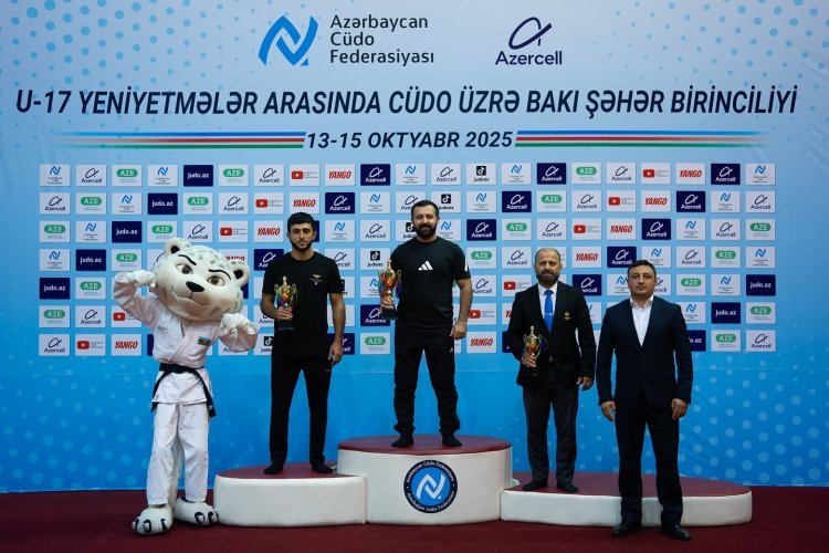 Cüdo üzrə U-17 yeniyetmələr arasında Bakı şəhər birinciliyi başa çatıb