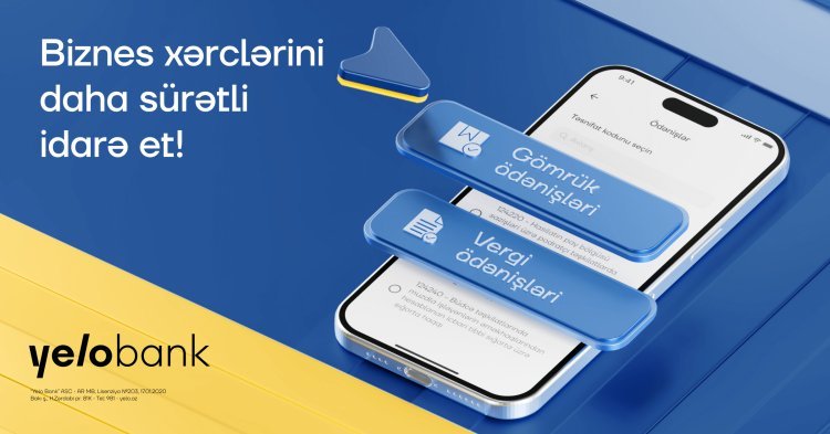 Yelo Business App sahibkarlar üçün daha bir imkan təqdim edir!