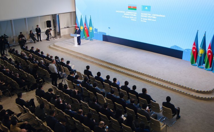 Qazaxıstan–Azərbaycan biznes forumu keçirilib