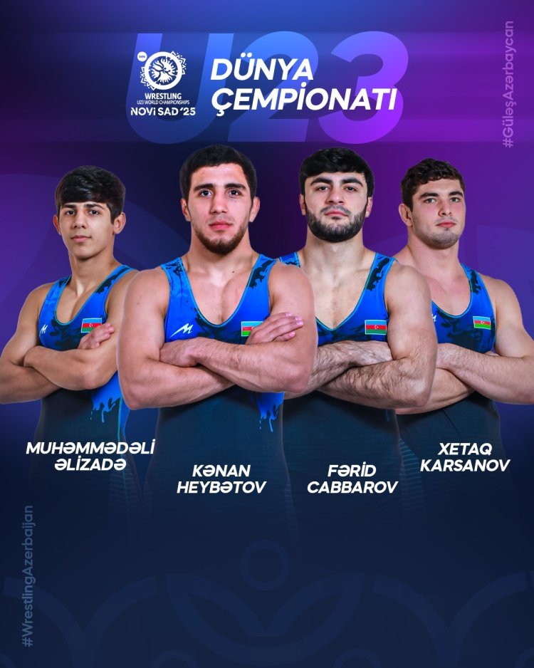 İki güləşçimiz dünya çempionatının finalında