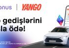 Taksi ödənişlərinizi Bir Bonus-la edin, pulunuz cibinizdə qalsın