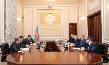 Fərid Əhmədov Gürcüstanın ədliyyə naziri ilə görüşüb