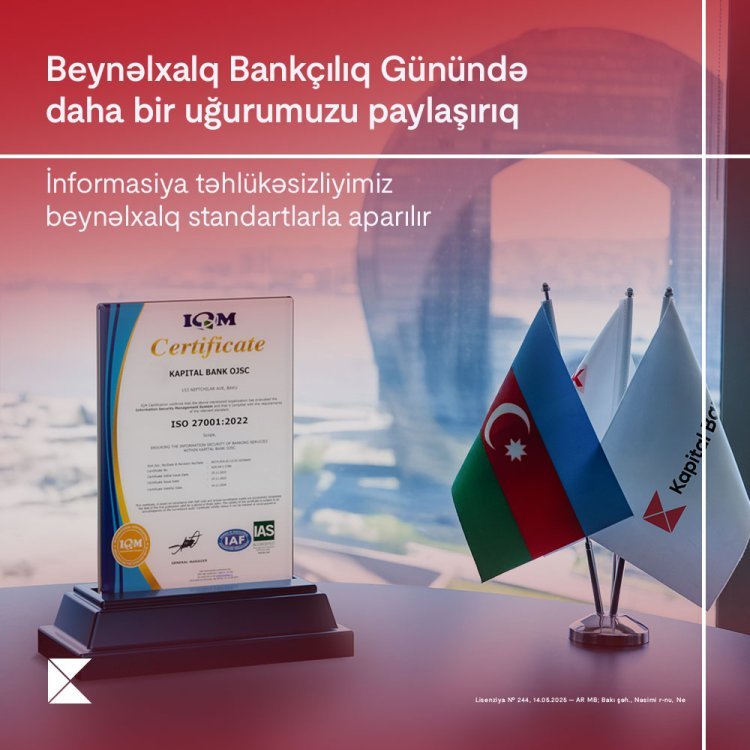 Kapital Bank-dan Beynəlxalq Bankçılıq Günündə daha bir uğur