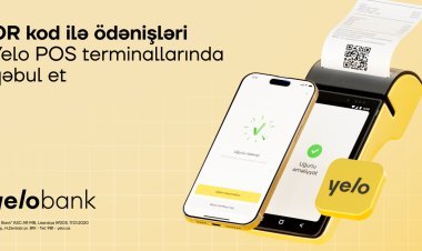 Yelo Bank-da innovativ QR ilə ödəniş aktivdir!