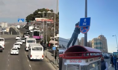 Avtobus zolağı ləğv olundu; cərimə yazılmayacaq - Sürücülərin diqqətinə!