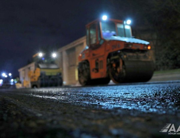 Fəzail Bayramov küçəsinin bir hissəsi gecə saatlarında təmir olunub VİDEO/FOTO