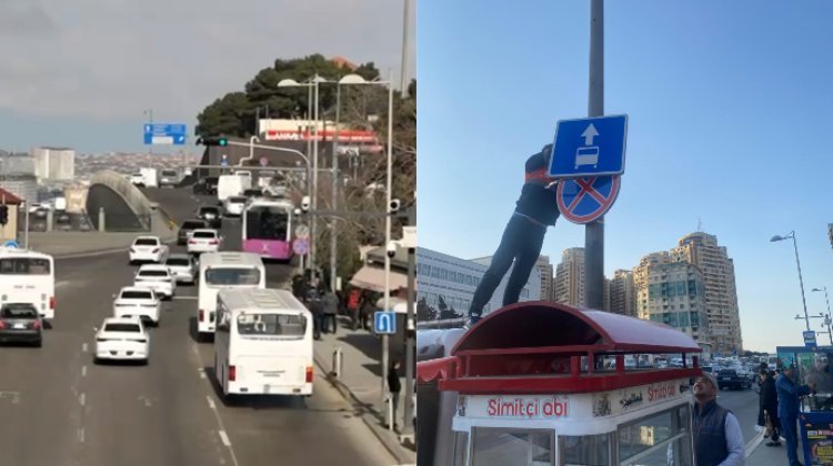 Avtobus zolağı ləğv olundu; cərimə yazılmayacaq - Sürücülərin diqqətinə!