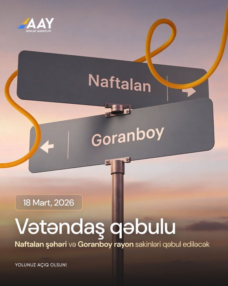 İdarə Heyətinin sədri Vüsal Nəsirli Naftalan şəhərində vətəndaşları qəbul edəcək