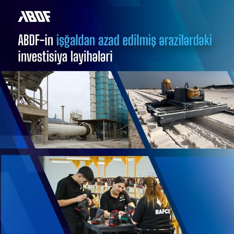 İşğaldan azad edilmiş ərazilərdə iqtisadi aktivlik ABDF-in maliyyə mexanizmləri ilə dəstəklənir