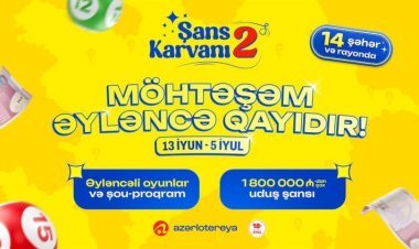 “Azərlotereya” ilə möhtəşəm əyləncə geri qayıdır!