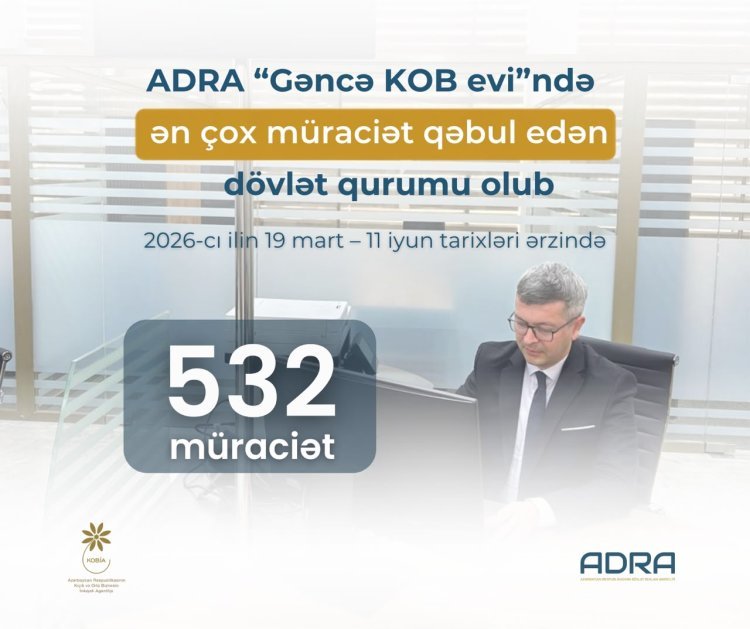 ADRA "Gəncə KOB evi"ndə ən çox müraciət qəbul edən dövlət qurumu olub