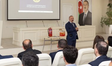 AAYDA-da yanğın təhlükəsizliyi və fövqəladə hallarla bağlı təlim keçirilib