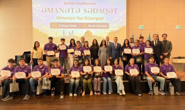 Almaniyada şəhid övladlarının “Əmanətə Sədaqət” Yay Düşərgəsi keçirilib