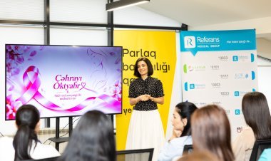 Yelo Bank-da Süd Vəzi Xərçəngi Maarifləndirmə Ayına həsr olunmuş seminar keçirilib